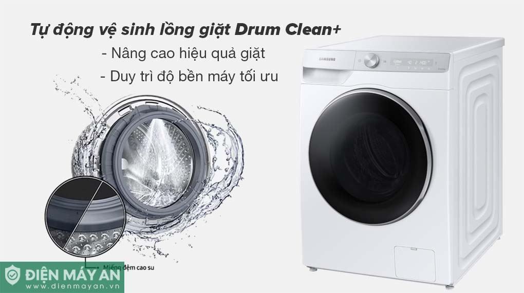 Máy Giặt Samsung AI EcoBubble Inverter 11 Kg WW11CGP44DSHSV